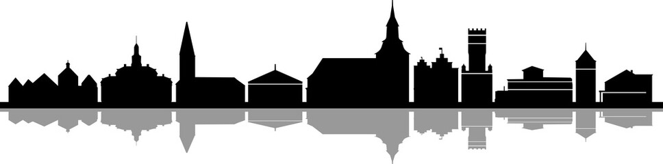 Obraz premium Lüneburg City Skyline