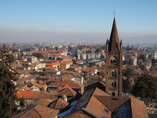 Fototapeta na wymiar Aerial view of Rivoli