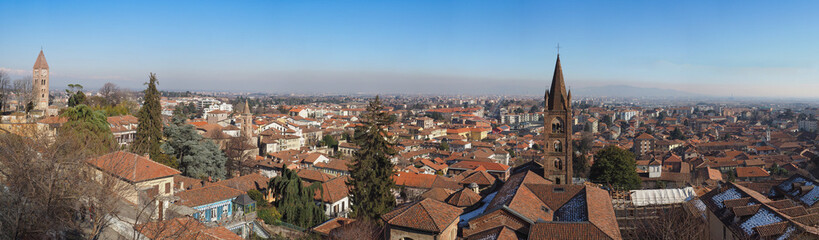Fototapeta na wymiar Aerial view of Rivoli