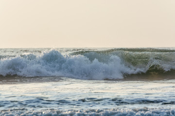 Sea waves on the beach