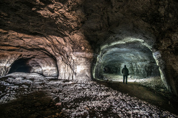 Naklejka premium Underground mines. Ukraine, Donetsk