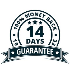 14 Days Money Back Guarantee illustration