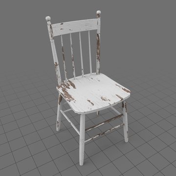 Old wooden chair
