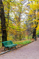 Silence in a city park