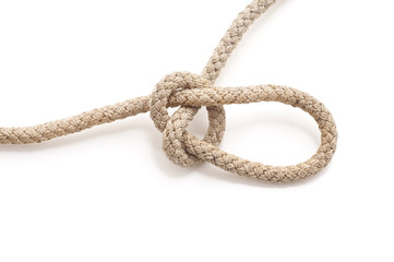 Marine knot from the old rope.