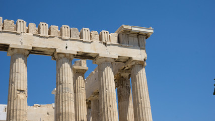 Excavation Site at Akropolis in Athens