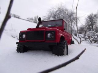 toy in snow