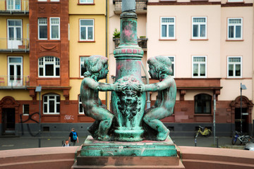 Unidentified sculpture in Frankfurt am Main, Germany