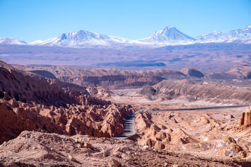 Atacama Desert - Cordillera de la Sal: Salt Mountains. The incredible gateway to the incredible Atacama Desert