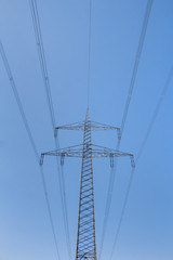 Hochspannungsmast für die Energieversorgung