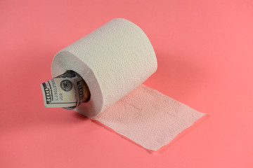 American dollar bill, saving concept