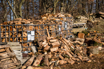 Brennholz Lager © focus finder