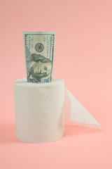 American dollar bill, saving concept