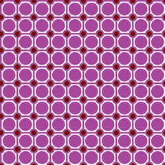 Checkered pattern with circles