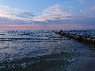 Łeba - Morze Bałtyckie. Baltyk plaża