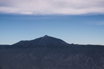 Teide National Park from the air