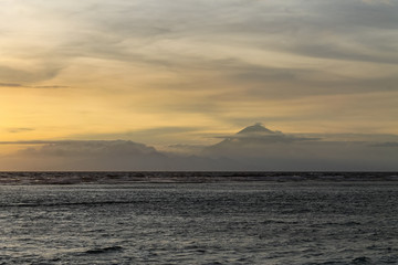 GILI TRAWANGAN, INDONESIA - December 02, 2013: Sunset  at the Beach of Gili Trawangan. The biggest...