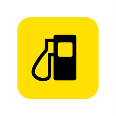 Gas station icon vector