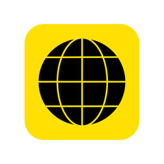 Globe icon vector