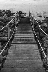 Obraz premium Escaleras al mar