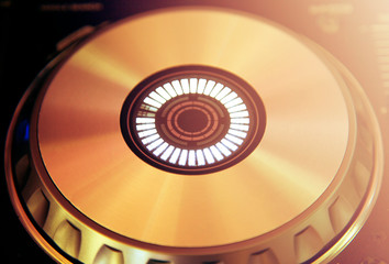 DJ Hand Mixing on Controller