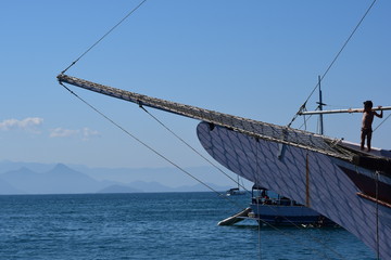 brazilian child on boat