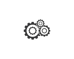 Gear machinery logo icon