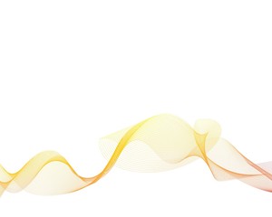 Colorful wave line illustration