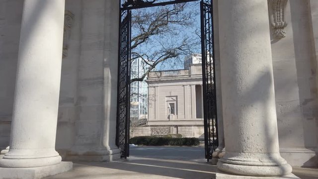 Rodin Museum Philadelphia Pennsylvania motion footage