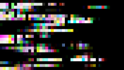 Abstract glitch pixel background.