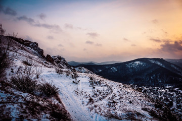 Torgashinsky ridge, mountains