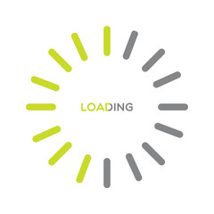 abstract loading bar