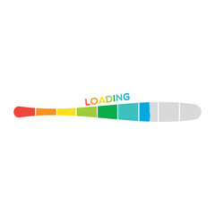 abstract loading bar