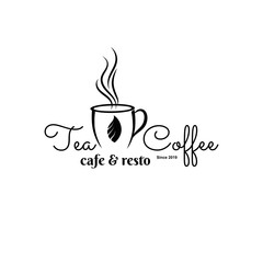 Tea and Coffee logo, best for cafe or restaurant logo