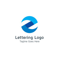 Lettering E Vector