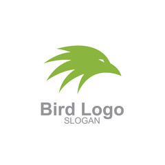 Minimalist Bird illustration logo