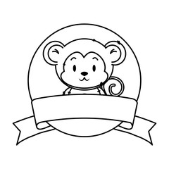 cute little monkey character