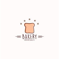 Fresh Bakery and Dessert Logo, Sign, Template, Emblem, Flat Vector Design