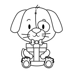 cute little dog character