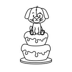 cute little dog character