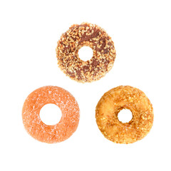 Donut sugary isolated on white background