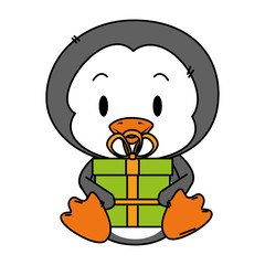 cute little penguin character