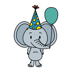 cute little elephant character