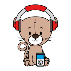 cute little cat character