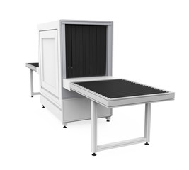 Airport Baggage X-Ray Security Machine Isolated