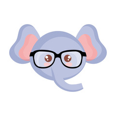 Obraz premium cute little elephant character