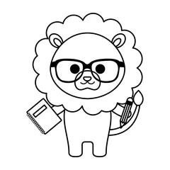 cute little lion character