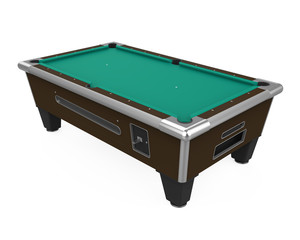 Billiard Table Isolated