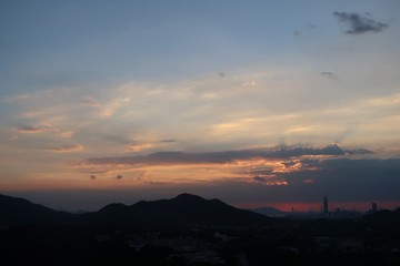 Hong Kong Sunset 