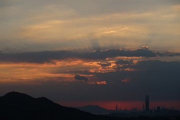 Hong Kong Sunset 